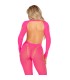 LEG AVENUE BODYSTOCKING ROSA CON ESPALDA ABIERTA TALLA UNICA