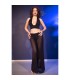 CHILIROSE CR 4857 SET TOP Y PANTALONES NEGRO TALLA S