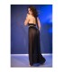 CHILIROSE CR 4857 SET TOP Y PANTALONES NEGRO TALLA M