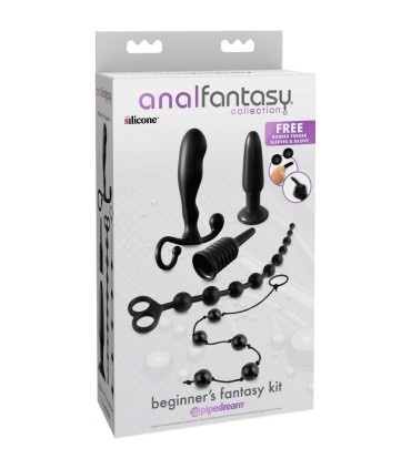 ANAL FANTASY ELITE COLLECTION KIT FANTASIA ANAL PARA PRINCIPIANTES NEGRO