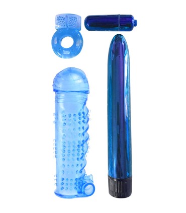 CLASSIX KIT DE PLACER PARA PAREJAS AZUL