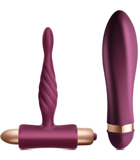 CLIMAXIMUM DARE KIT VIBRADOR TRENZADO PLUG ANAL PRINCIPIANTES