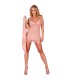 LIVCO CORSETTI FASHION HYEONA 1710 BABYDOLL TANGA ROSA S