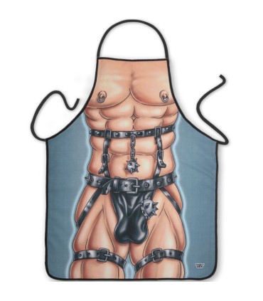 DIABLO PICANTE DELANTAL SADO MASCULINO