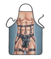 DIABLO PICANTE - DELANTAL SADO MASCULINO
