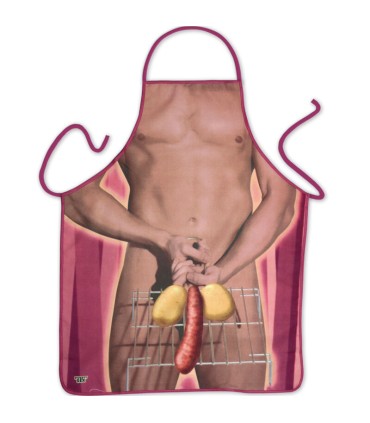 DIABLO PICANTE DELANTAL BUTIFARRA HOMBRE