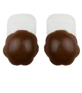 BYE BRA ELEVADOR PECHO PUSH UP SILICONA MARRON TALLA M