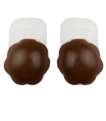BYE BRA ELEVADOR PECHO PUSH UP SILICONA MARRON TALLA M