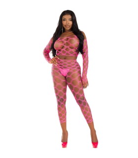 LEG AVENUE TOP LEGGINS HARDCORE FUCSIA