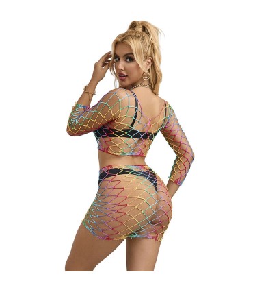 SUBBLIME 952440 SET DE REJILLA 2 PIEZAS MANGA LARGA ARCOIRIS TALLA UNICA