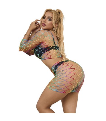 SUBBLIME 952440 SET DE REJILLA 2 PIEZAS MANGA LARGA ARCOIRIS TALLA UNICA