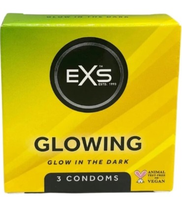 EXS CONDOMS GLOWN IN THE DARK