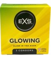 EXS CONDOMS - GLOWN IN THE DARK