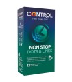 CONTROL - NONSTOP PUNTOS Y ESTRIAS PRESERVATIVOS 12 UNIDADES