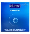 DUREX - PRESERVATIVOS NATURAL 3 UNIDADES
