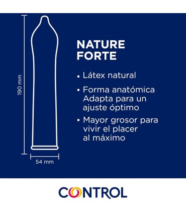 CONTROL PRESERVATIVOS NATURE FORTE 144 UNIDADES