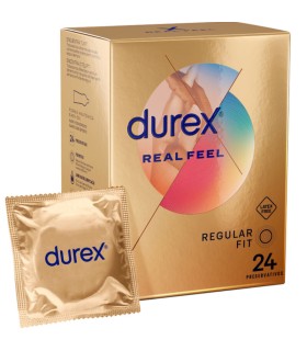 DUREX REAL FEEL 24 UNIDADES