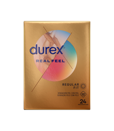 DUREX REAL FEEL 24 UNIDADES