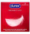 DUREX - PRESERVATIVOS SENSITIVO 3 UNIDADES