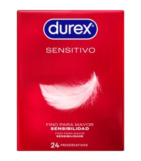 DUREX PRESERVATIVOS SENSITIVO 24 UNIDADES