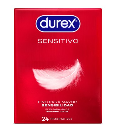 DUREX PRESERVATIVOS SENSITIVO 24 UNIDADES