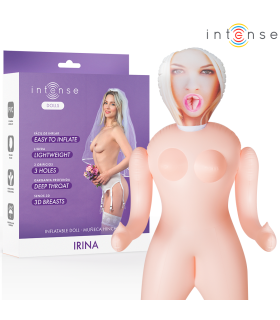 INTENSE DOLLS IRINA MUNECA HINCHABLE CON TRES ORIFICIOS