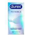 DUREX - PRESERVATIVOS INVISIBLE ULTRA FINO 12 UNIDADES