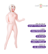 INTENSE DOLLS IRINA MUNECA HINCHABLE CON TRES ORIFICIOS