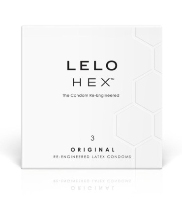 LELO HEX PRESERVATIVO CAJA 3 UDS