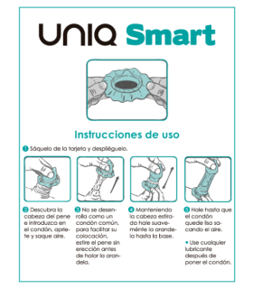 UNIQ SMART PRESERVATIVOS PRE ERECCION SIN LATEX 3 UNIDADES
