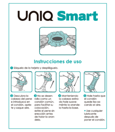 UNIQ SMART PRESERVATIVOS PRE ERECCION SIN LATEX 3 UNIDADES