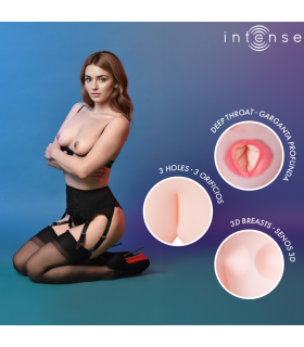 INTENSE DOLLS MONIQUE MUNECA HINCHABLE CON TRES ORIFICIOS