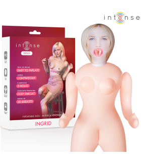 INTENSE DOLLS INGRID MUNECA HINCHABLE CON TRES ORIFICIOS