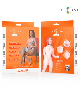 INTENSE DOLLS SCARLETT MUNECA HINCHABLE CON TRES ORIFICIOS