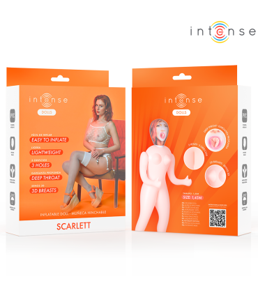 INTENSE DOLLS SCARLETT MUNECA HINCHABLE CON TRES ORIFICIOS