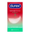 DUREX - SENSITIVO SLIM FIT 10 UNIDADES