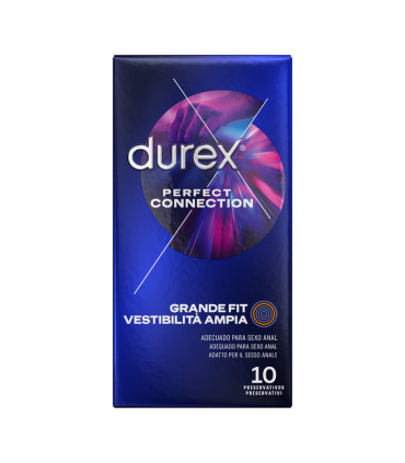 DUREX PERFECT CONNECTION EXTRA LUBRICACION SILICONA 10 UNIDADES