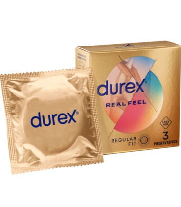 DUREX REAL FEEL PRESERVATIVOS 3 UNIDADES