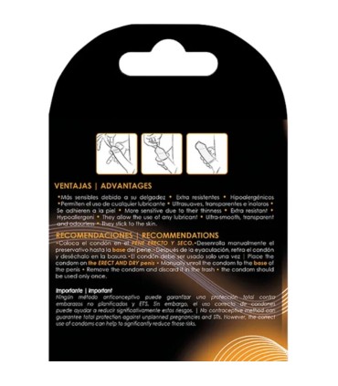 UNIQ CLASSIC PRESERVATIVOS SIN LATEX 3 UNIDADES