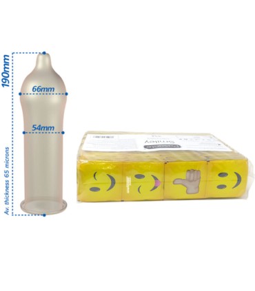 PASANTE PRESERVATIVO SMILEY BOLSA 144 UNIDADES