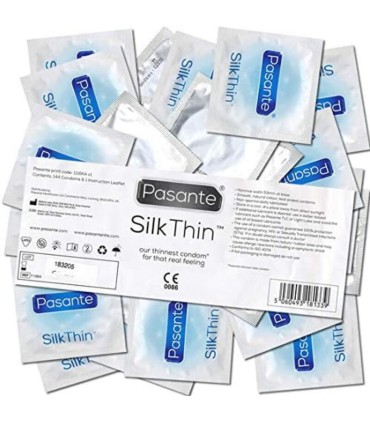 PASANTE PRESERVATIVO SILK THIN MS FINO 144 UNIDADES