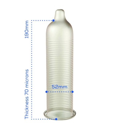 PASANTE PRESERVATIVO EFECTO CALOR BOLSA 144 UNIDADES