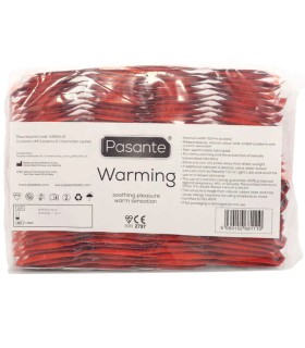 PASANTE PRESERVATIVO EFECTO CALOR BOLSA 144 UNIDADES