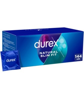 DUREX NATURAL SLIM FIT BASIC 144 UNIDADES