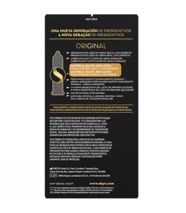 SKYN PRESERVATIVO ORIGINAL SENSACION NATURAL 10 UNIDADES
