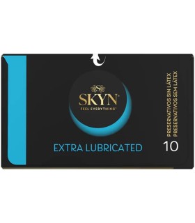 SKYN PRESERVATIVO EXTRA LUBRICADO 10 UNIDADES