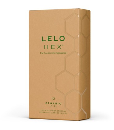 LELO HEX ORGANIC PRESERVATIVO CAJA 12 UDS