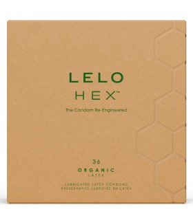 LELO HEX ORGANIC PRESERVATIVO CAJA 36 UDS