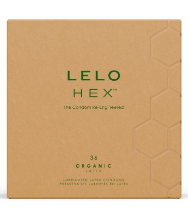 LELO HEX ORGANIC PRESERVATIVO CAJA 36 UDS