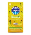 SKINS - PRESERVATIVOS PREMIUM SABOR PLÁTANO PACK 8